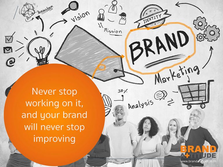 Never Stop Working on the Brand